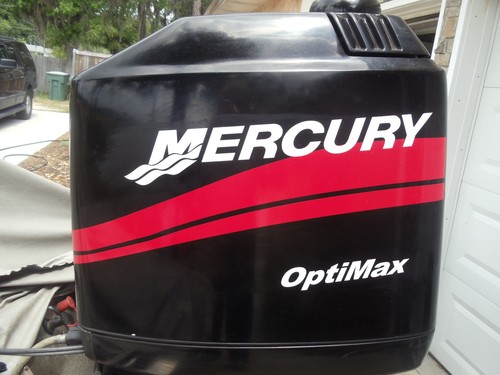 Boat motor cowl decal - boat, in
