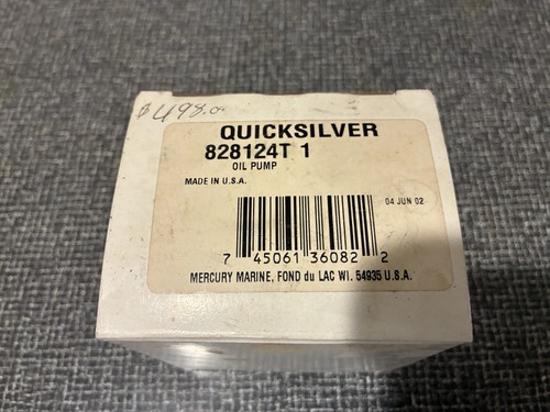 Mercury quicksilver oil - quicksilver, pump